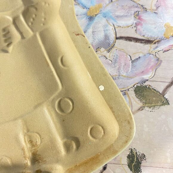 Brown Bag Cookie Art Vintage 1989 Momma Rabbit Mold Farmhouse Decor - Picture 2 of 4